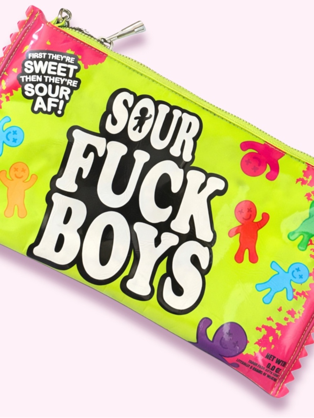 Current Mood Sour F* Boys Shoulder Bag Dolls Kill Sour Candy Clutch Parody - Picture 2 of 9